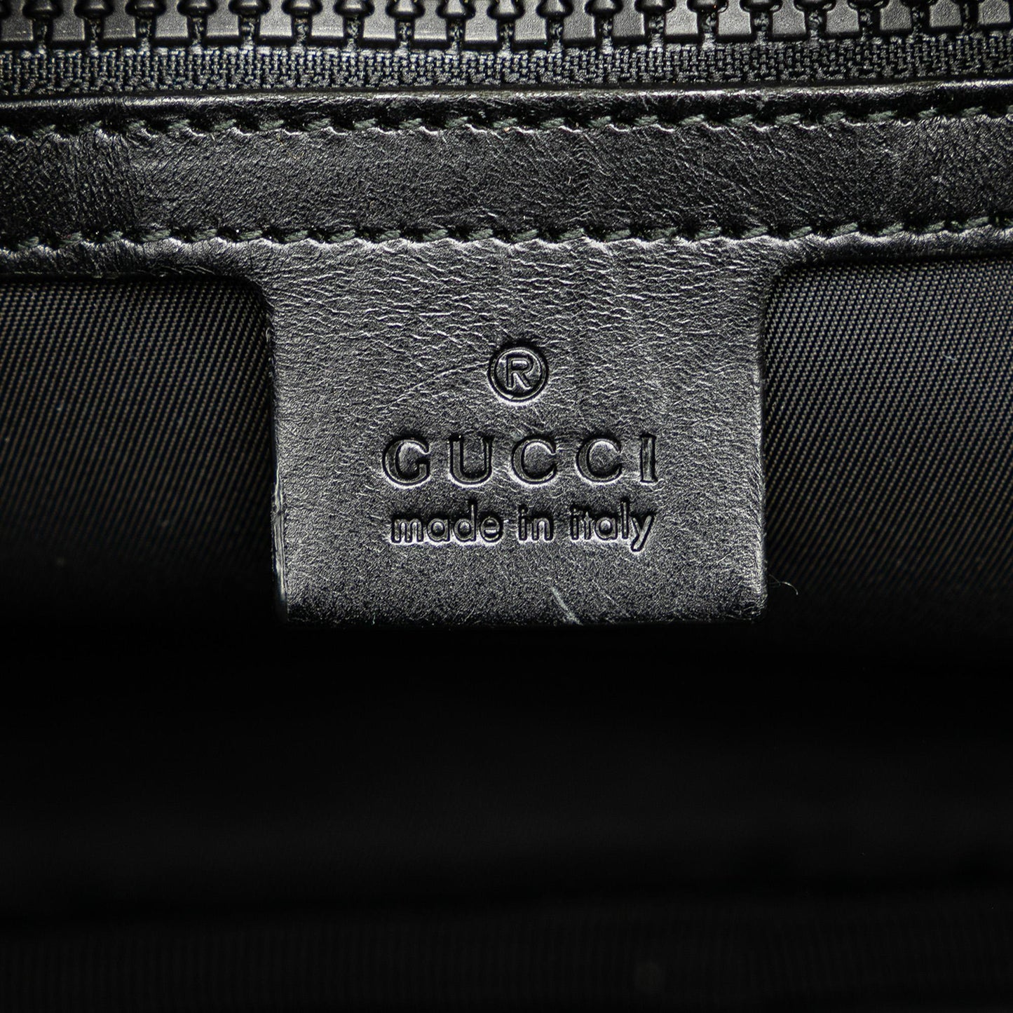 Gucci Techno Canvas Web L Aveugle Par Amour Embroidered Belt Bag