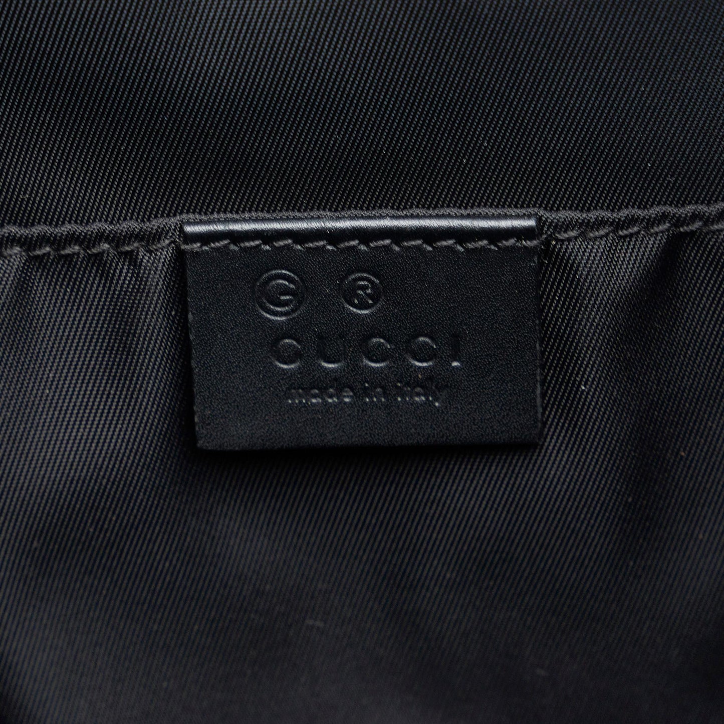Gucci Techno Web Canvas Clutch