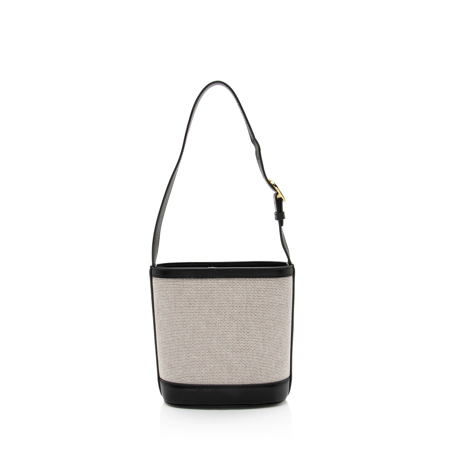 Gucci Toile Leather Gucci 73 Small Bucket Bag