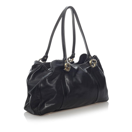 Gucci Twin Leather Tote Bag (SHG-31630)