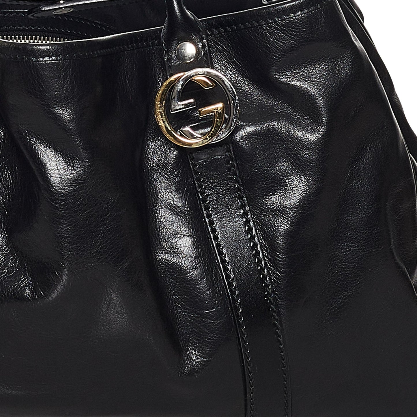 Gucci Twin Leather Tote Bag (SHG-33680)