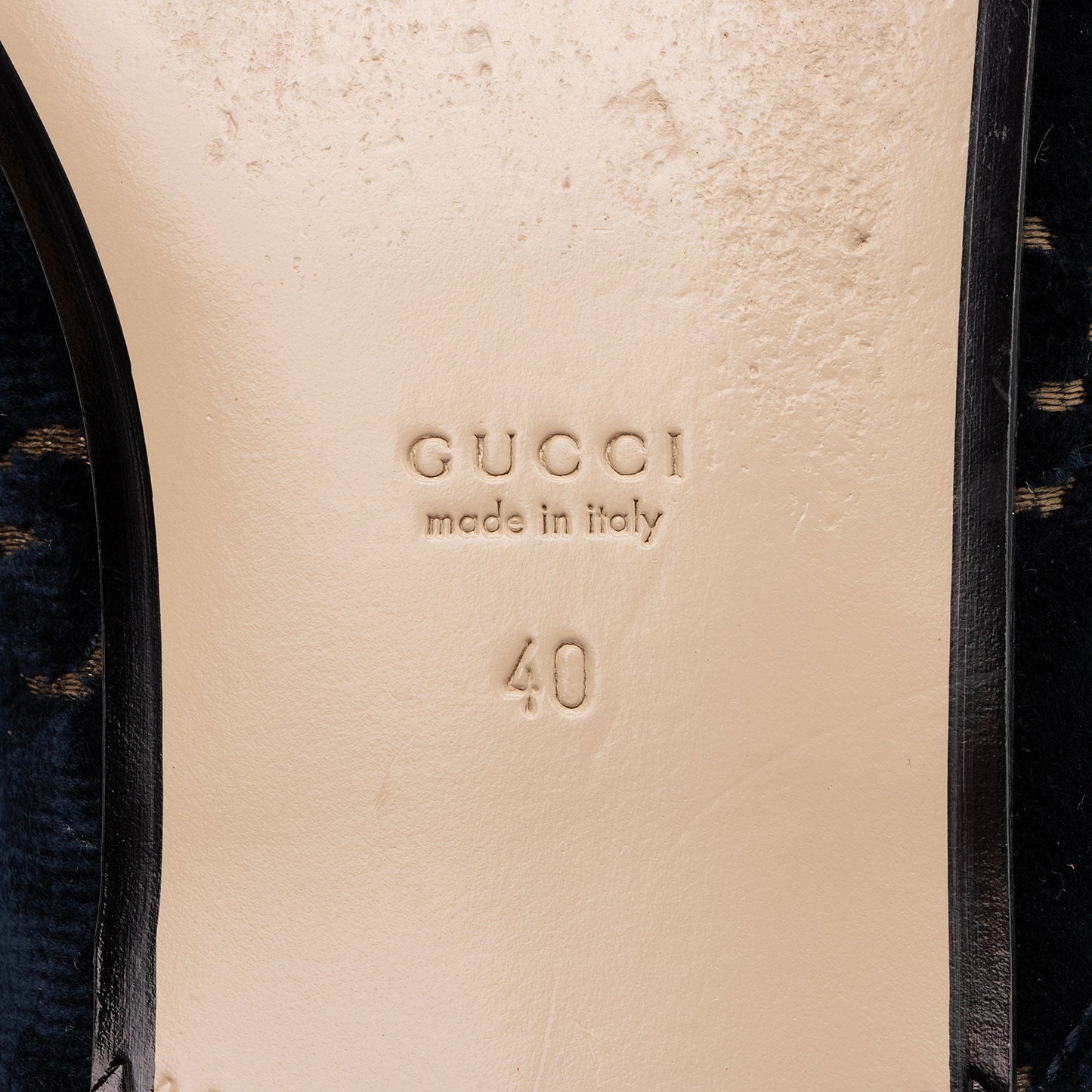 Gucci Velvet Princetown Mules - Size 10 / 40 (SHF-sXPnT2)