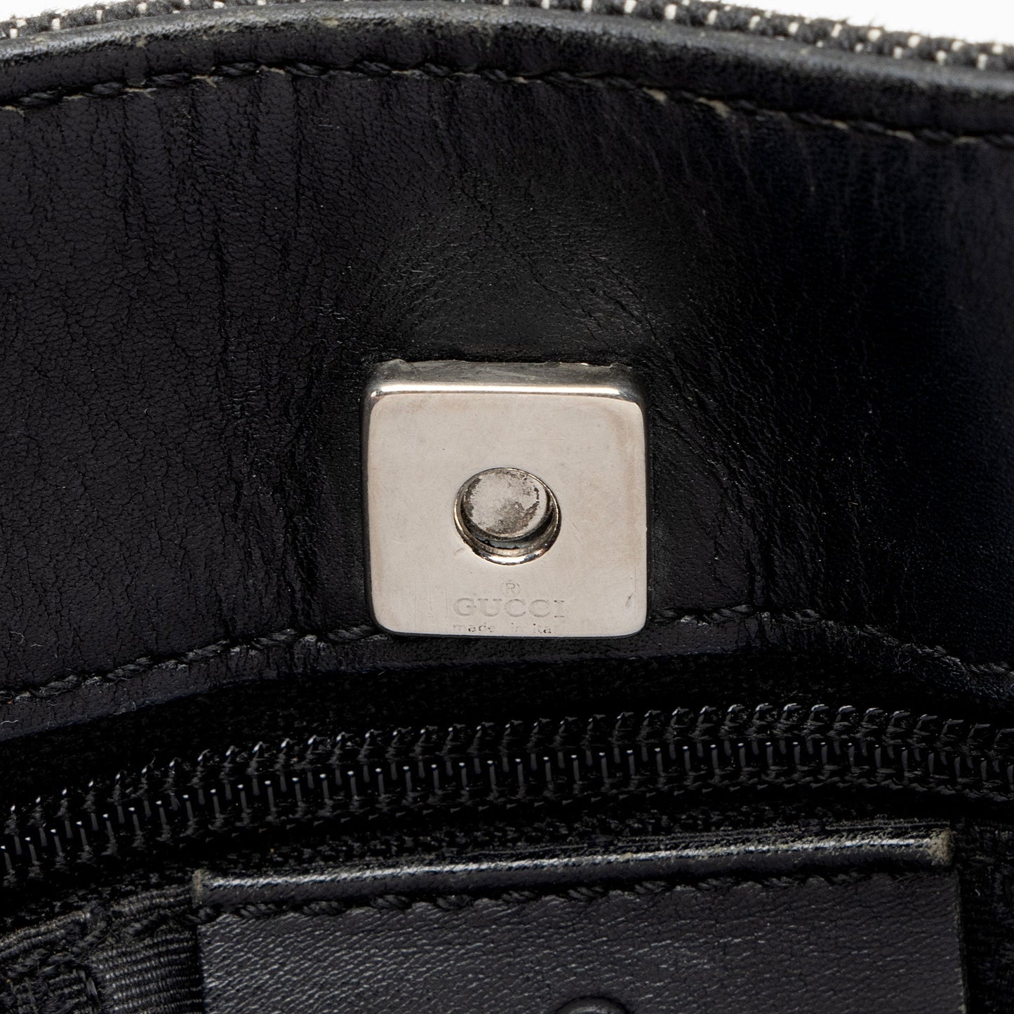 Gucci Vintage Denim Web Tote
