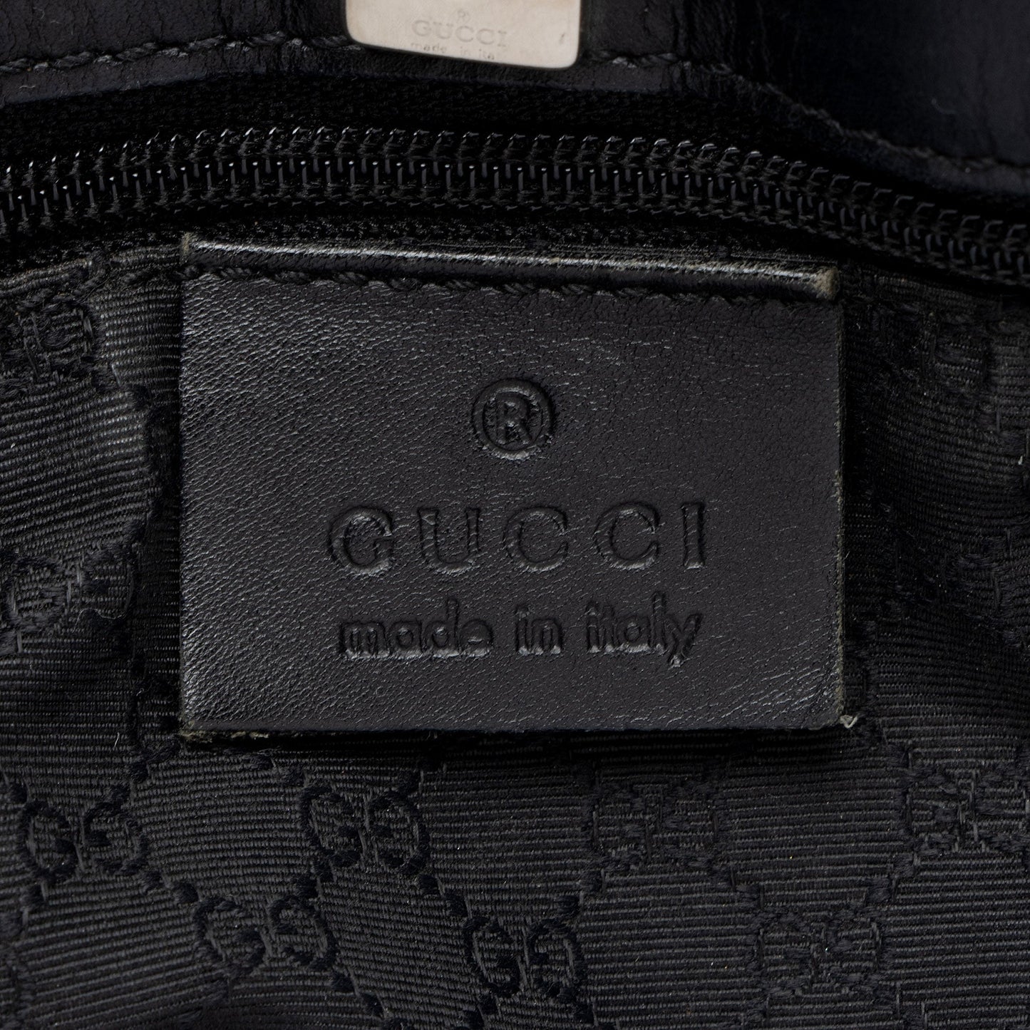 Gucci Vintage Denim Web Tote