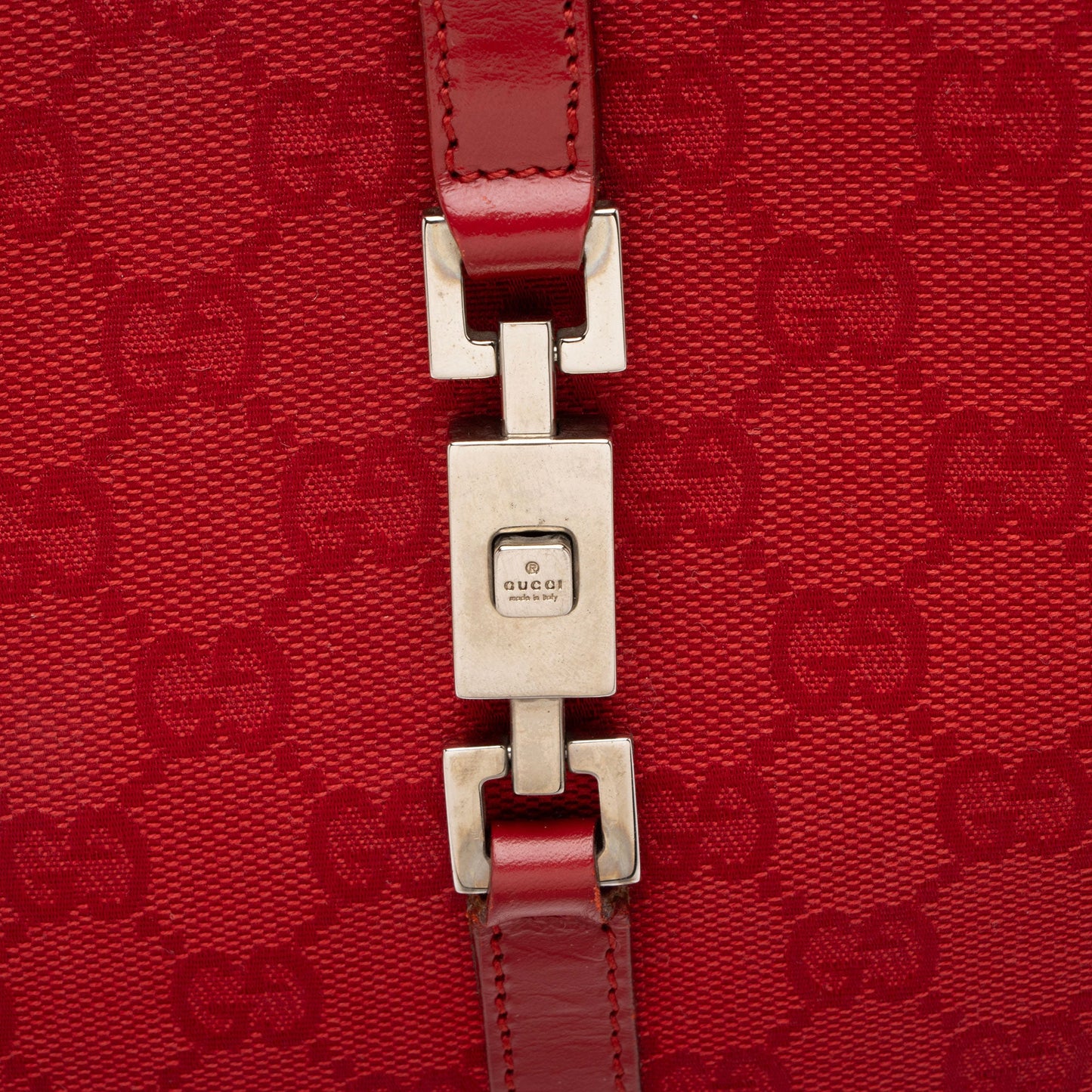 Gucci Vintage GG Canvas Bardot Shoulder Bag