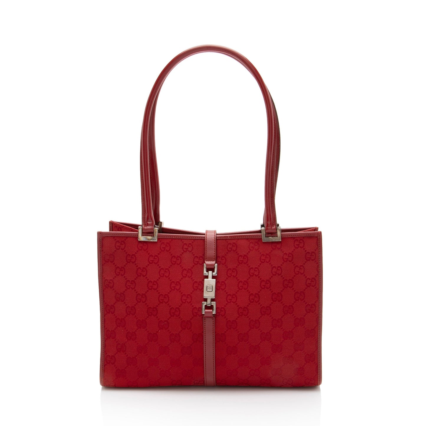 Gucci Vintage GG Canvas Bardot Shoulder Bag