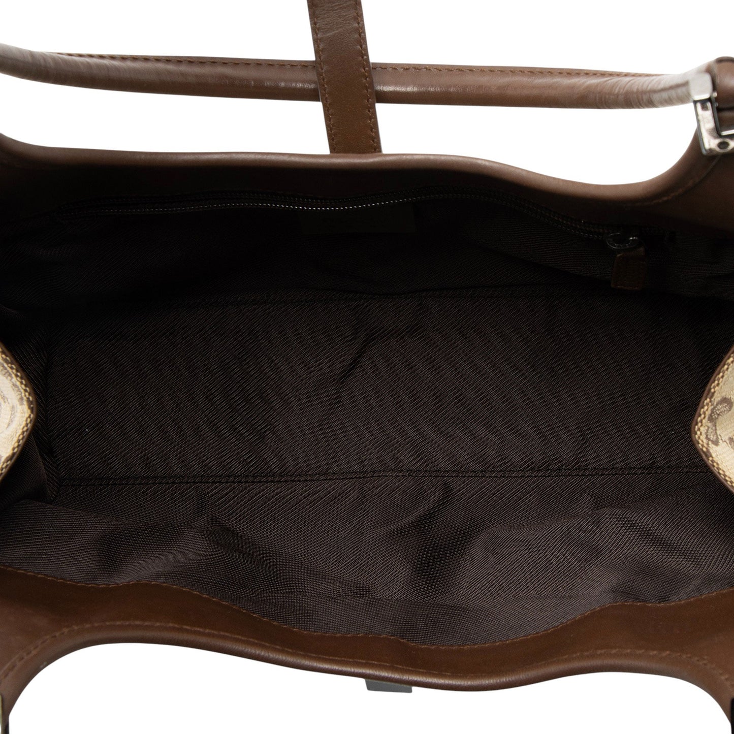 Gucci Vintage GG Canvas Bardot Small Satchel