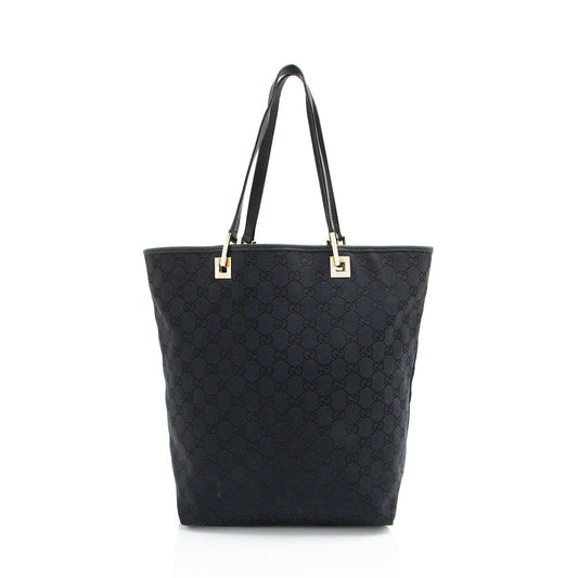 Gucci Vintage GG Canvas Bucket Large Tote