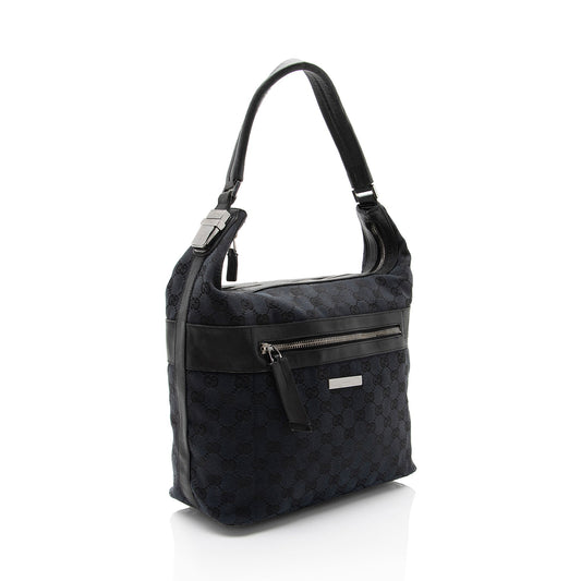 Gucci Vintage GG Canvas Small Shoulder Bag