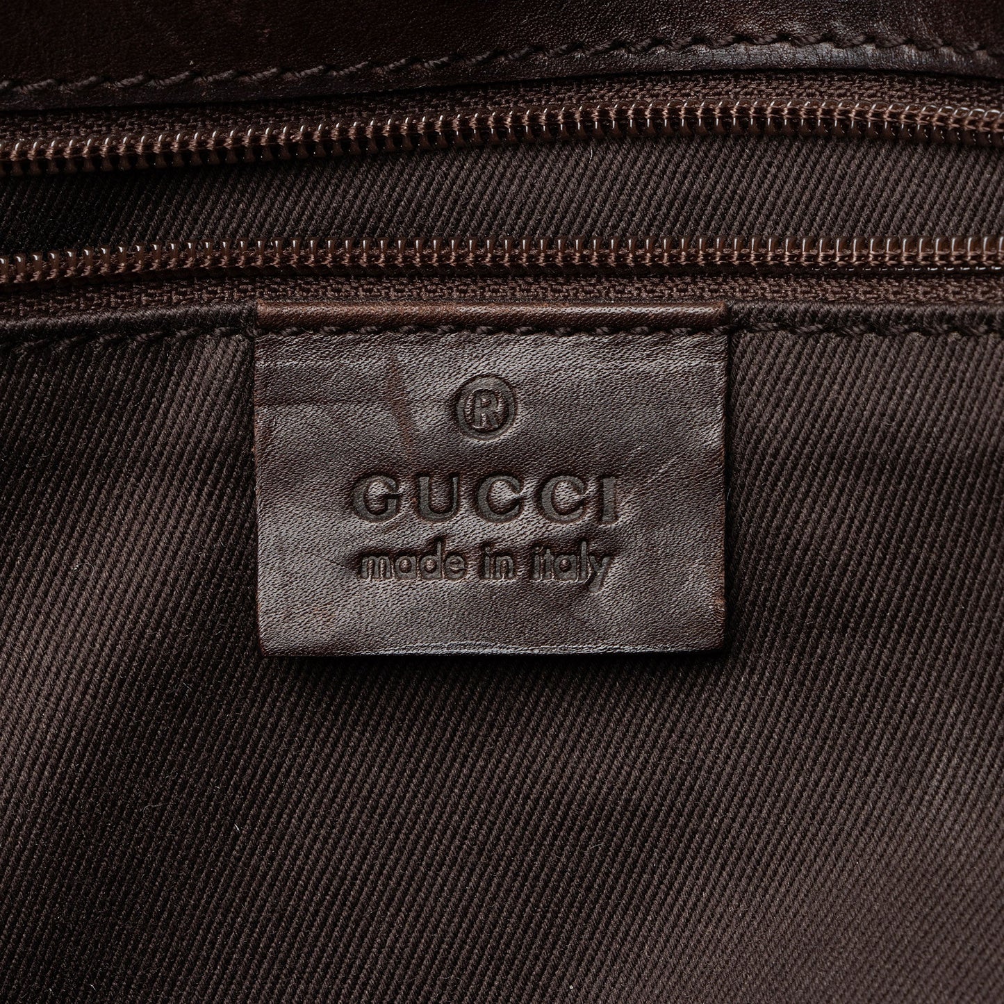 Gucci Vintage GG Denim Tote (SHF-eNUWZP)