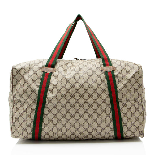 Gucci Vintage GG Supreme Web Duffle