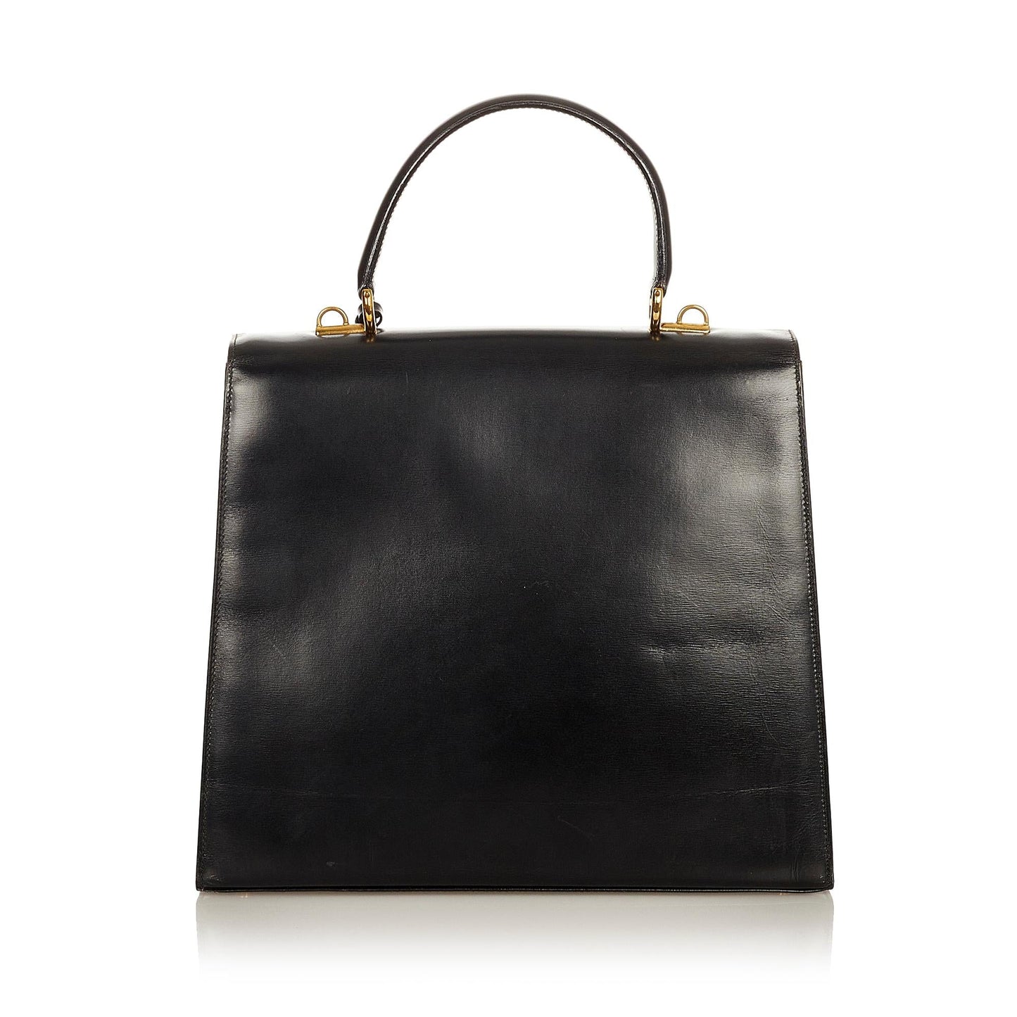 Gucci Vintage Lady Lock Leather Satchel (SHG-25844)