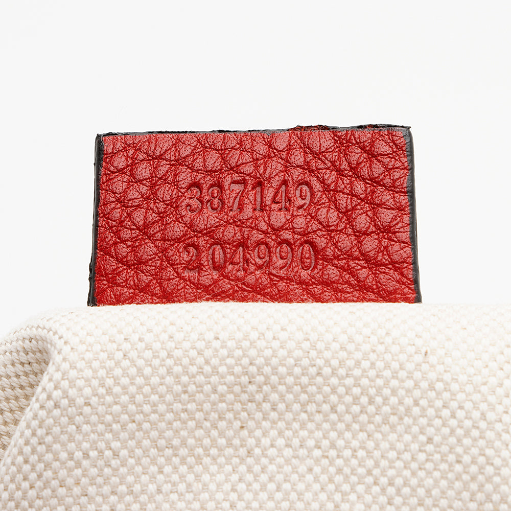 Gucci Vintage Leather Bamboo Small Backpack