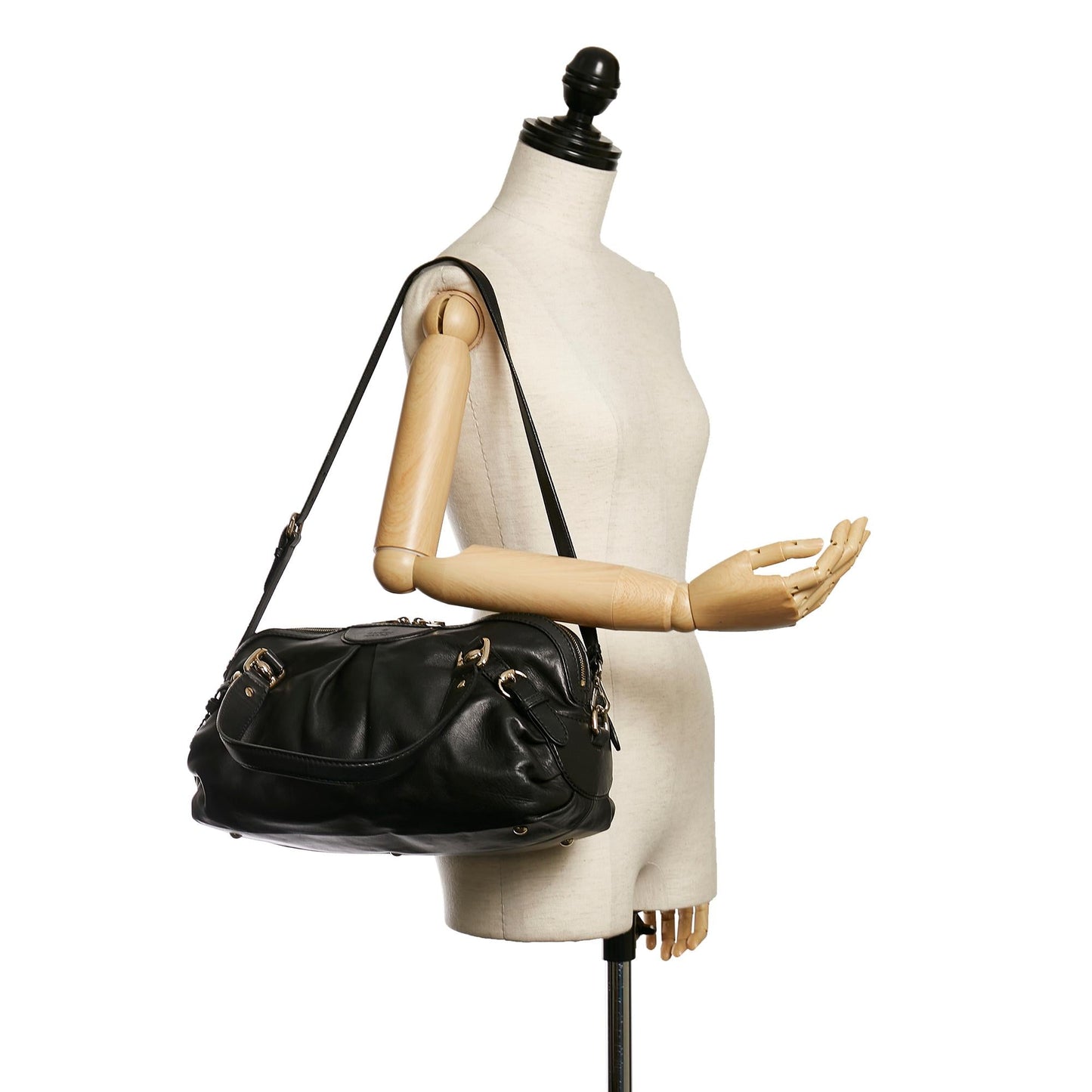 Gucci Vintage Leather Satchel (SHG-30654)