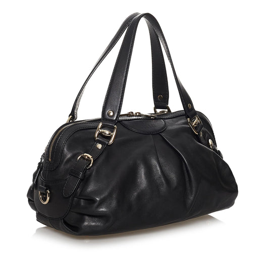 Gucci Vintage Leather Satchel (SHG-30654)