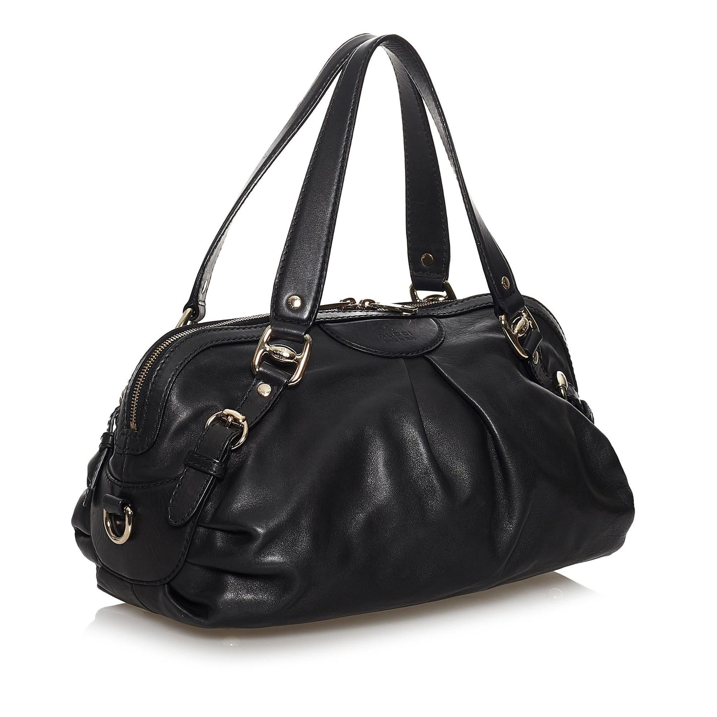 Gucci Vintage Leather Satchel (SHG-37216)