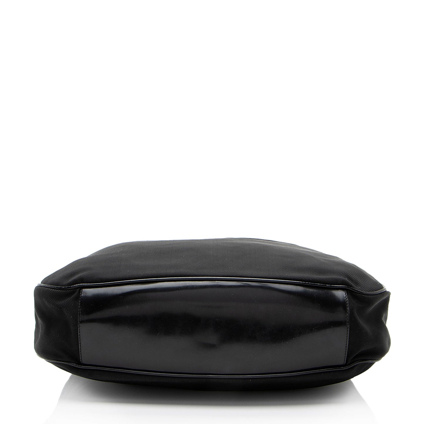 Gucci Vintage Nylon Bamboo Shoulder Bag