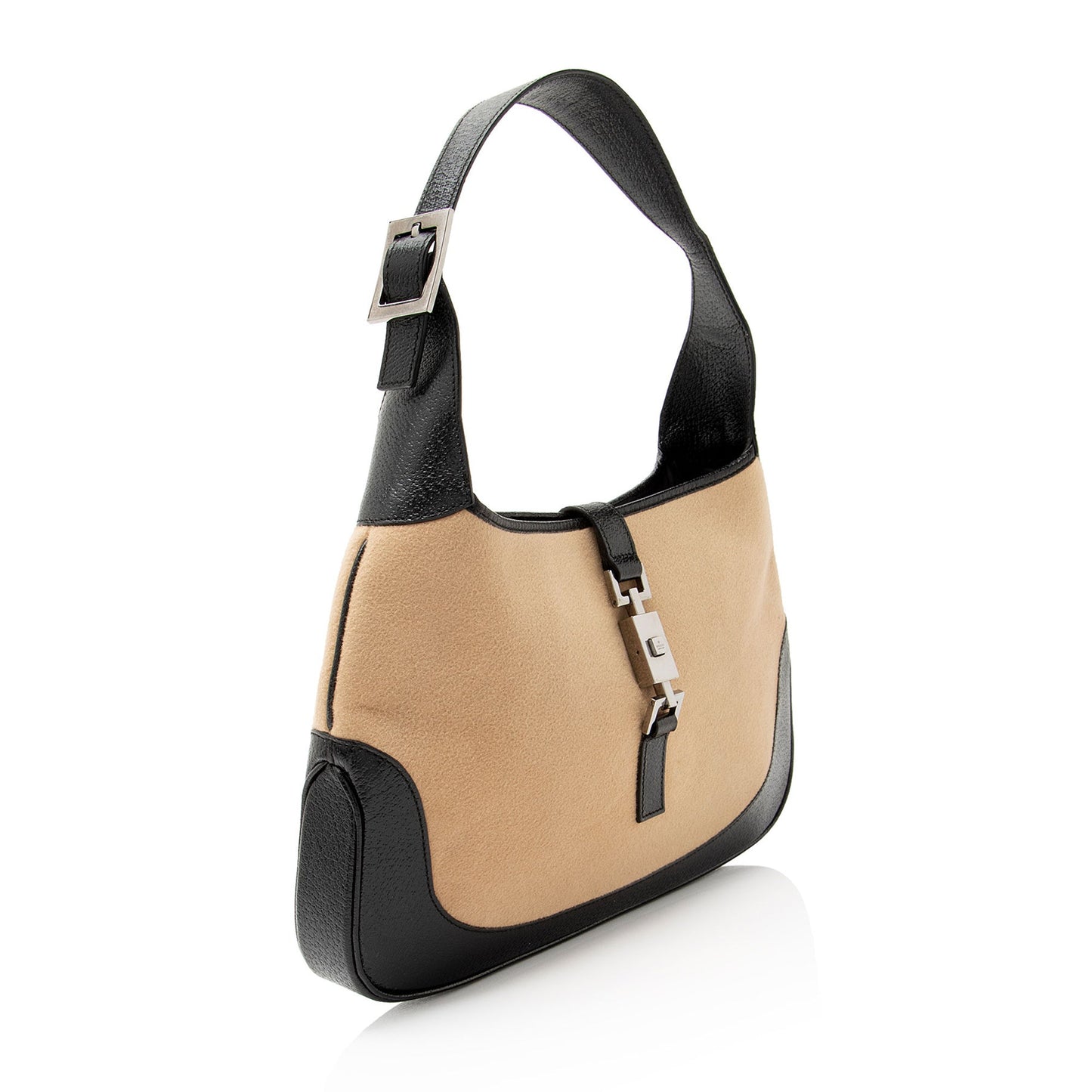 Gucci Vintage Wool Jackie Shoulder Bag