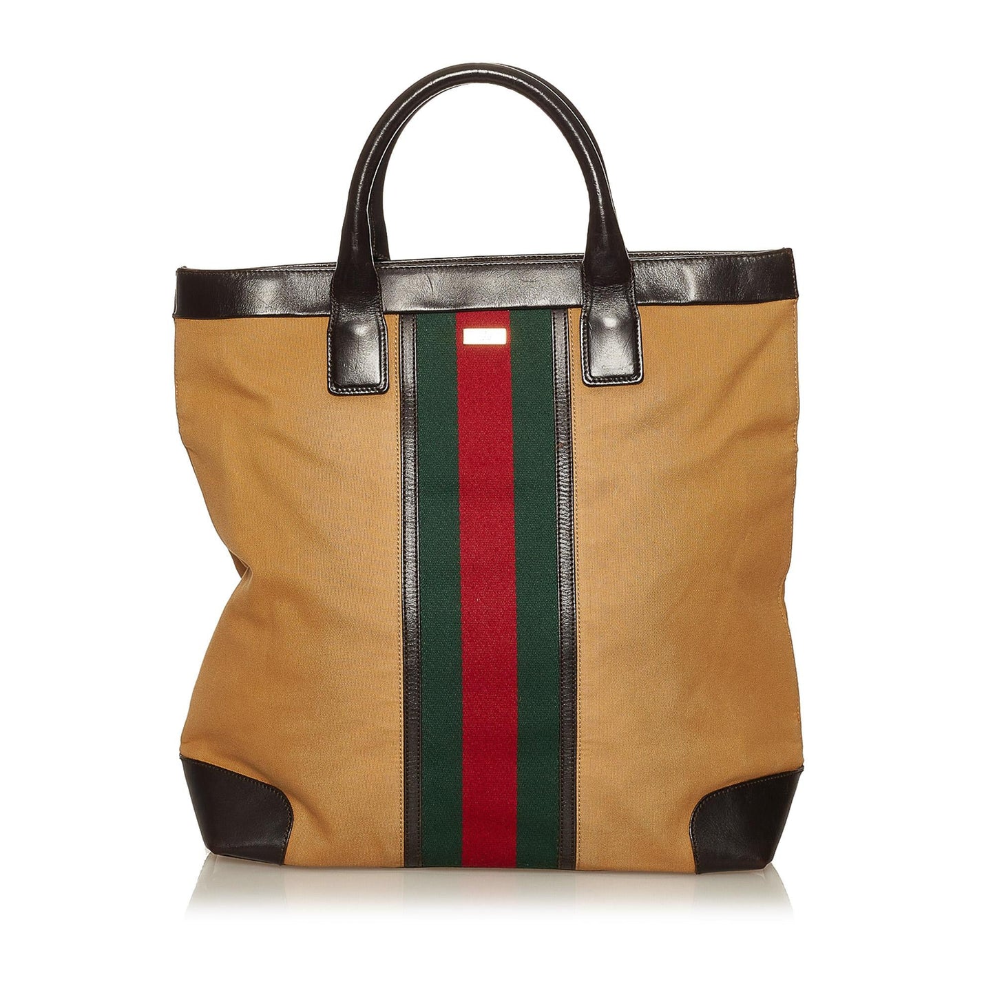 Gucci Web Canvas Tote Bag (SHG-29472)
