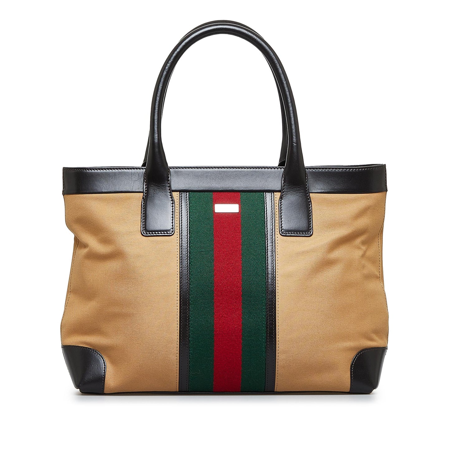 Luxury Gucci Web Canvas Tote Bag (SHG-3FEW2l)