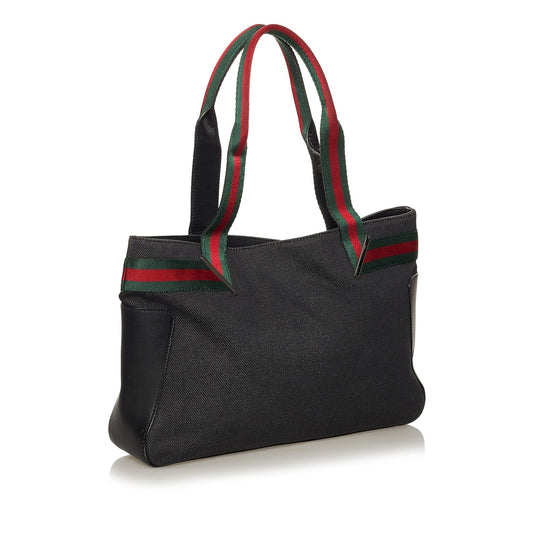 Gucci Web Denim Handbag (SHG-28988)