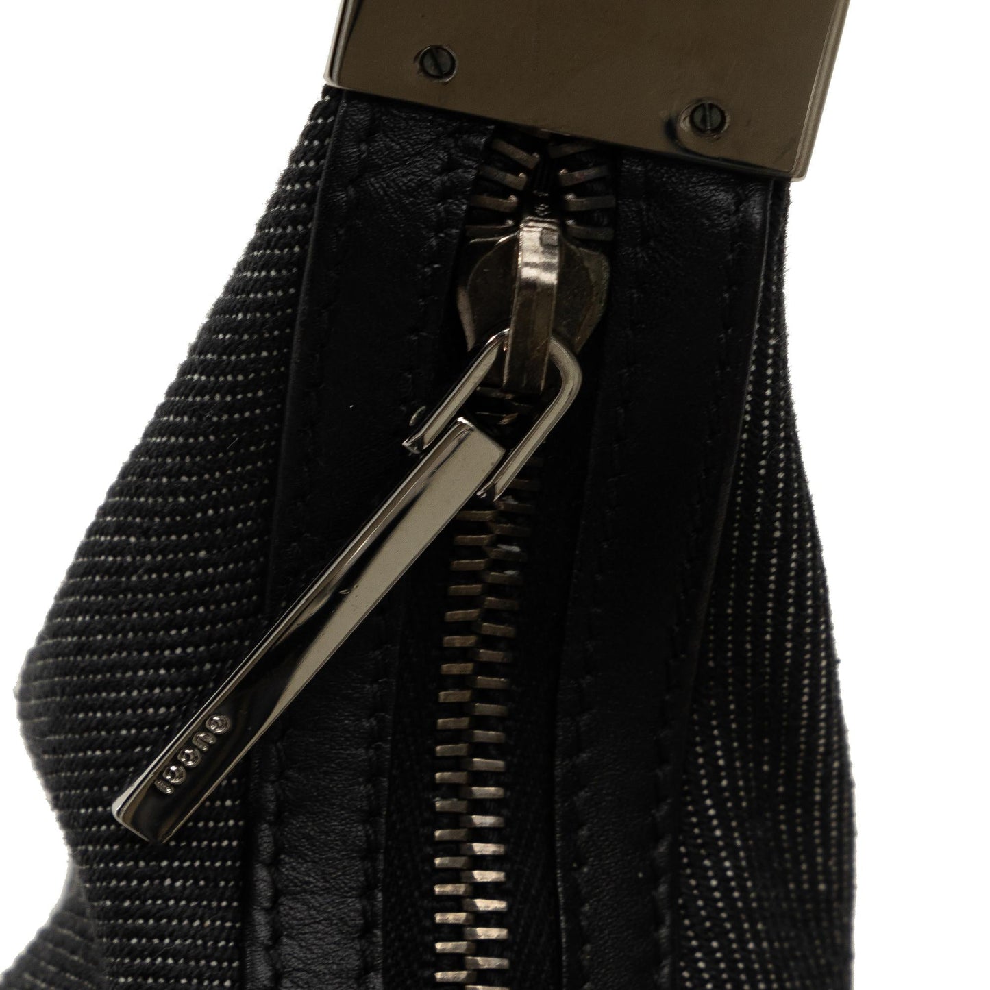 Gucci Web Denim Shoulder Bag (SHG-iAFw89)