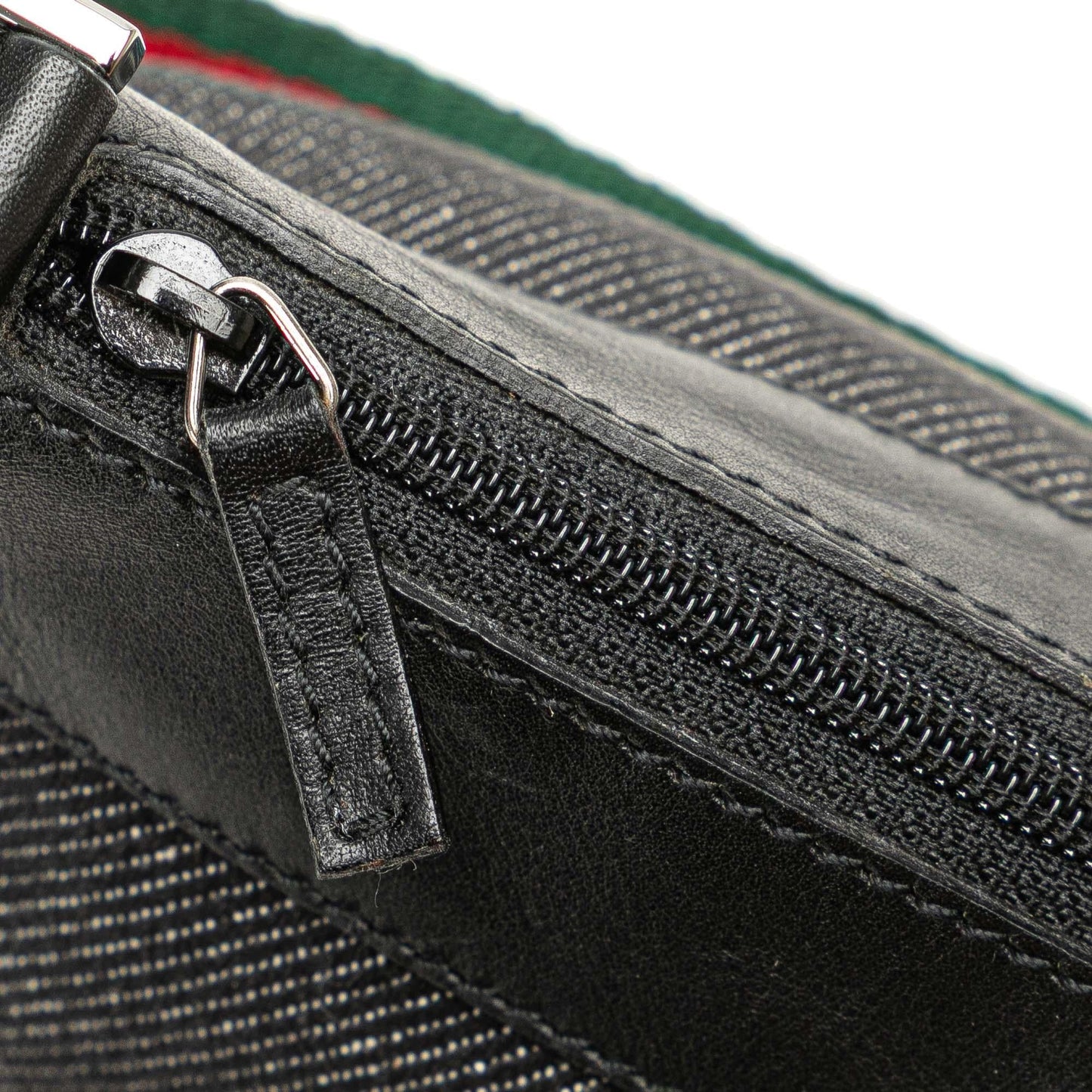 Gucci Web Denim Shoulder Bag