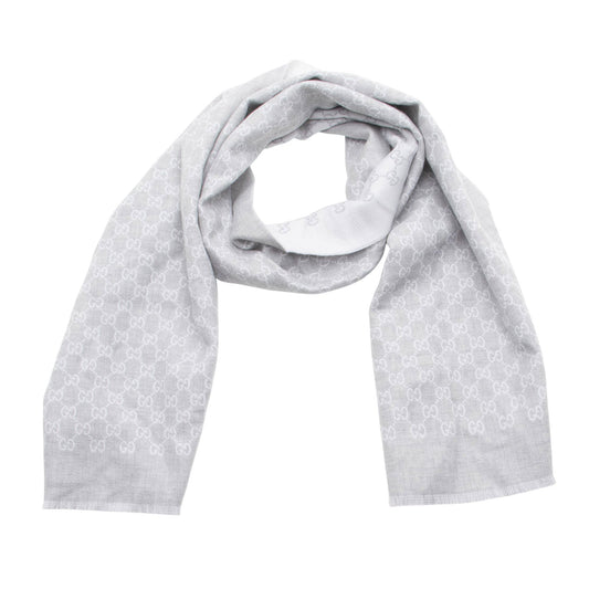 Gucci Wool GG Jacquard Scarf