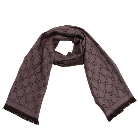 Gucci Wool GG Reversible Scarf