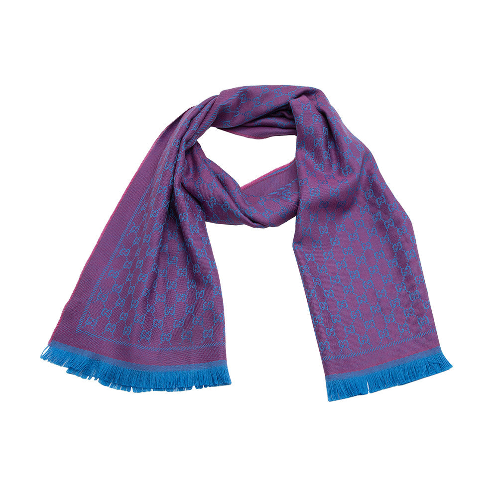 Gucci Wool GG Oversize Scarf (SHF-21551)