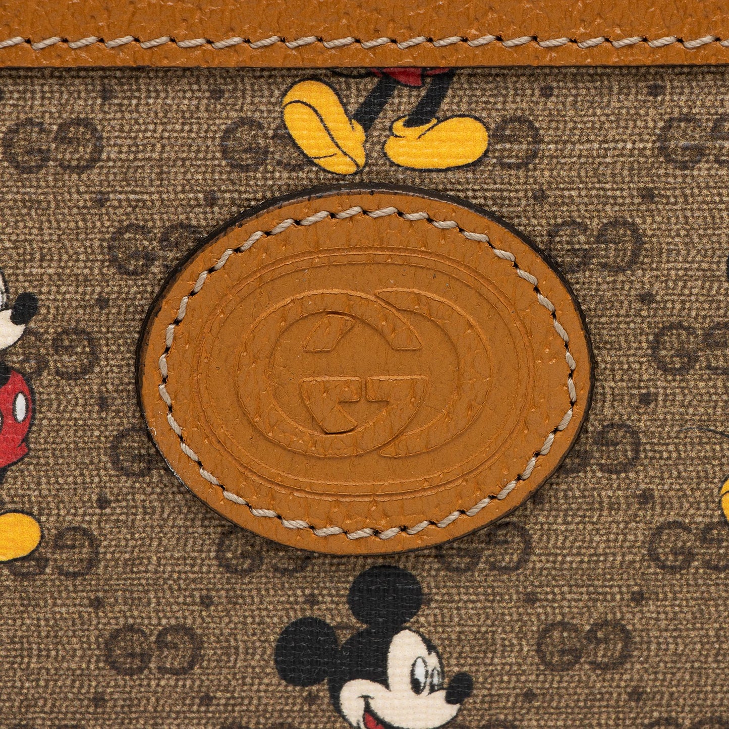 Gucci x Disney Micro GG Canvas Mickey Mouse Zip Pouch (SHF-23802)