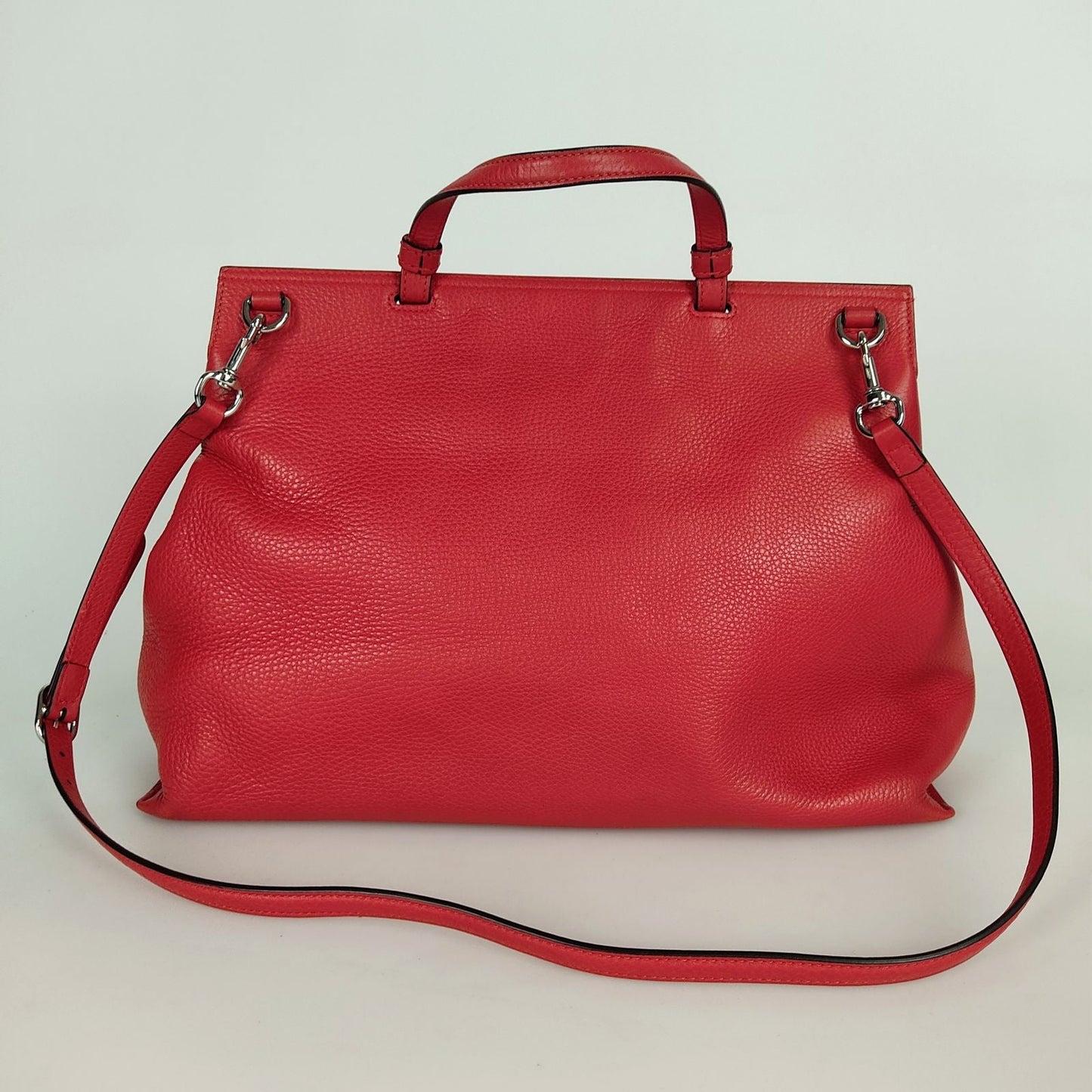Luxury Gucci Trending 2025 Luxury Gucci Trending 2025 Bamboo Daily top handle bag in red leather - '10s