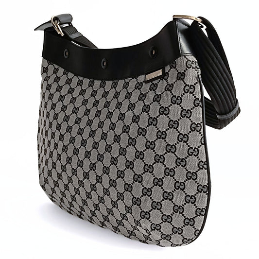 Luxury Gucci Trending 2025 Luxury Gucci Trending 2025 grey/black GG canvas shopper shoulder bag - '10s
