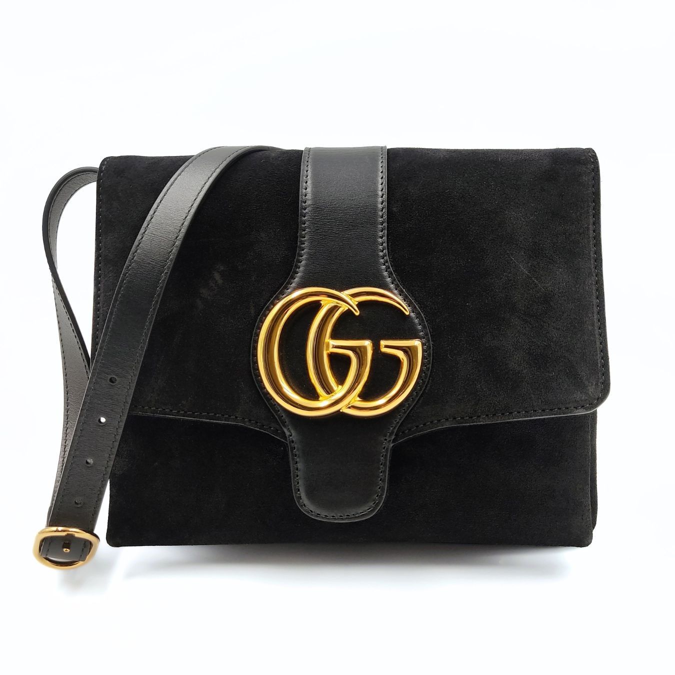 Luxury Gucci Trending 2025 Luxury Gucci Trending 2025 Arli shoulder bag in black suede - '10s