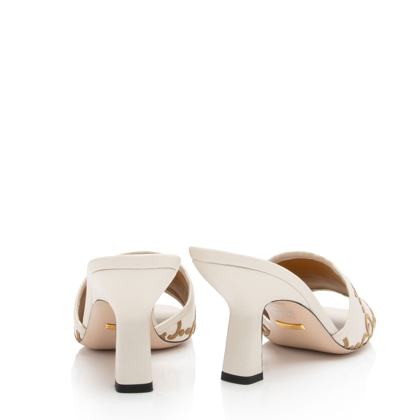 Gucci x Adidas Leather GG Slide Sandals - Size 8.5 / 38.5 (SHF-xLPX61)
