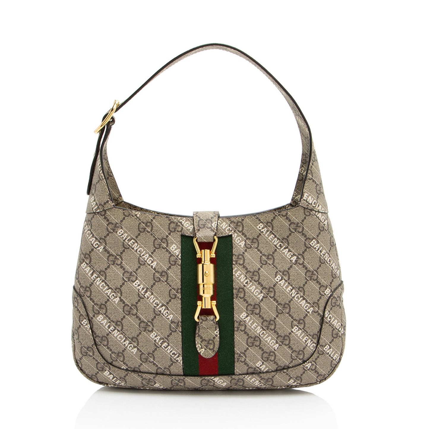Gucci x Balenciaga GG Supreme The Hacker Project Jackie Small Shoulder Bag