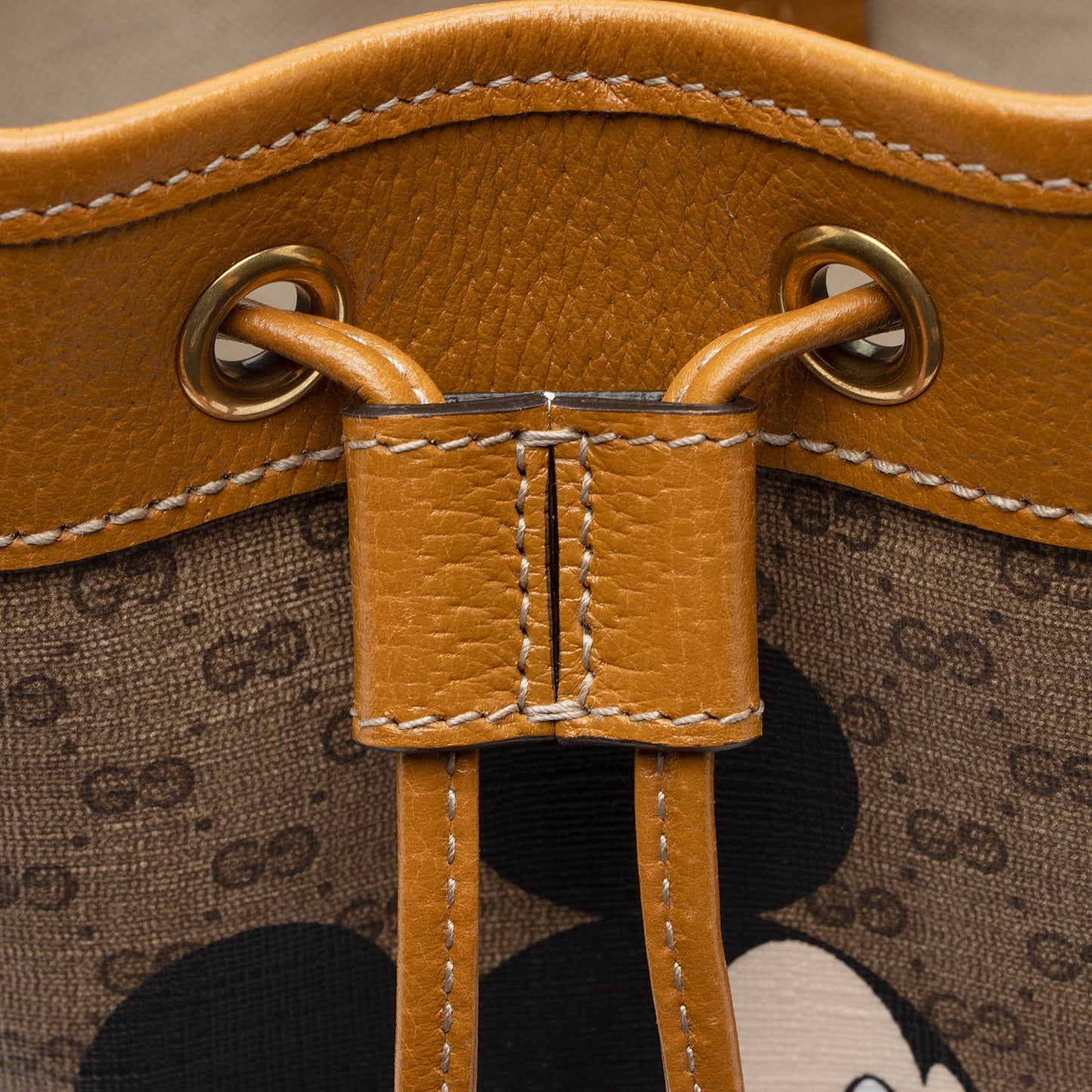 Gucci x Disney Micro GG Canvas Mickey Mouse Bucket Bag