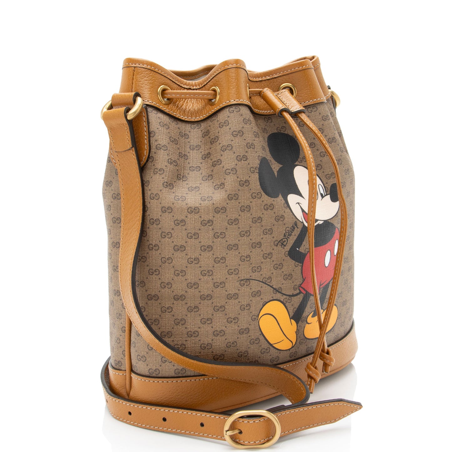 Gucci x Disney Micro GG Canvas Mickey Mouse Bucket Bag