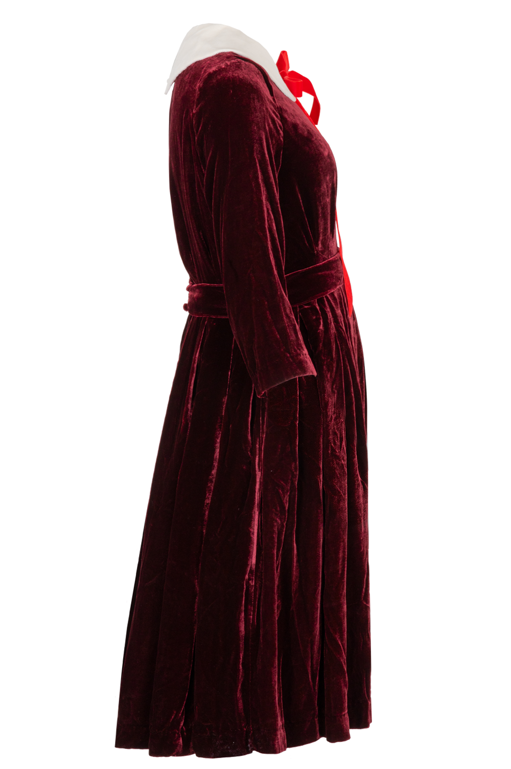 Luxury Gucci Trending 2025 VAULT Dress Velvet Bordeaux