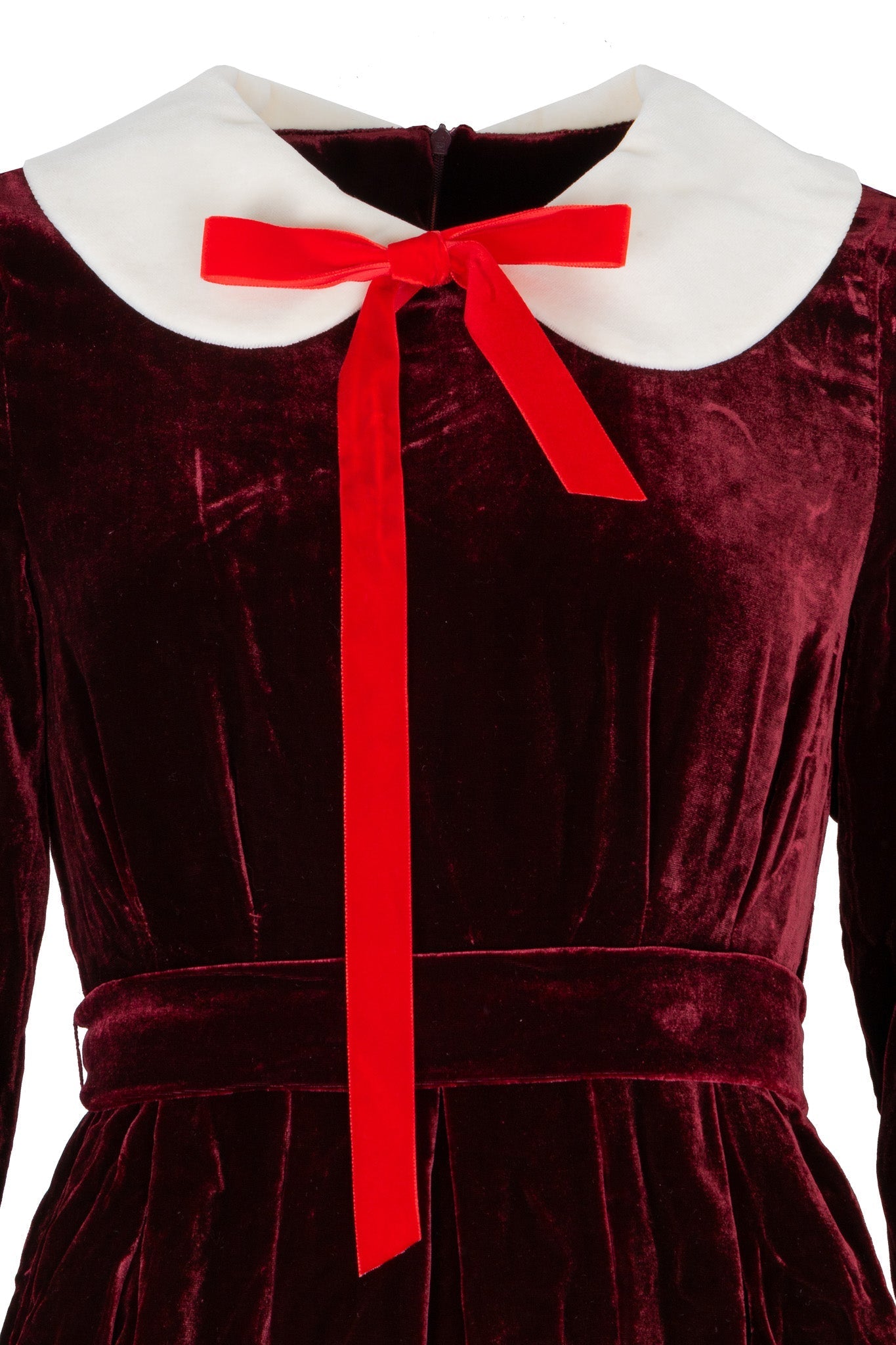 Luxury Gucci Trending 2025 VAULT Dress Velvet Bordeaux