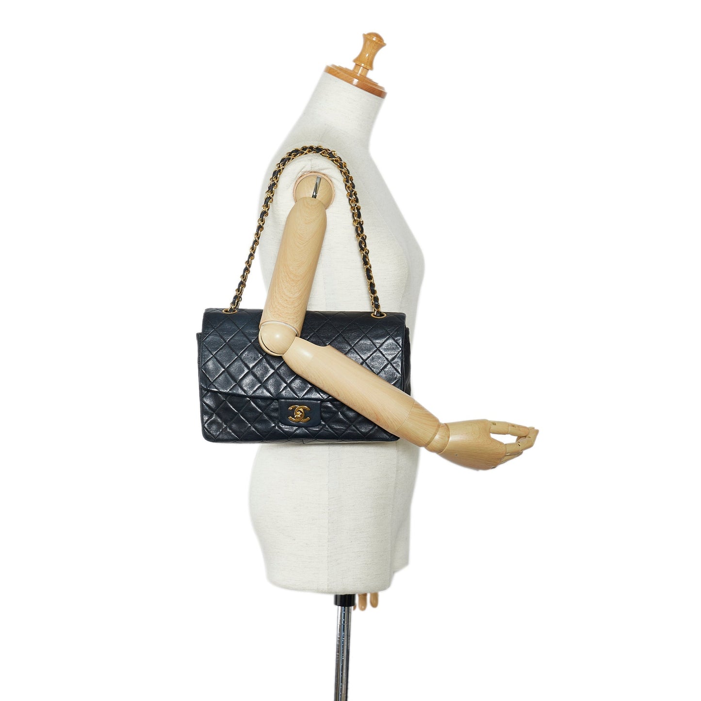 CHANEL Medium Quilted Lambskin Single Flap Bag