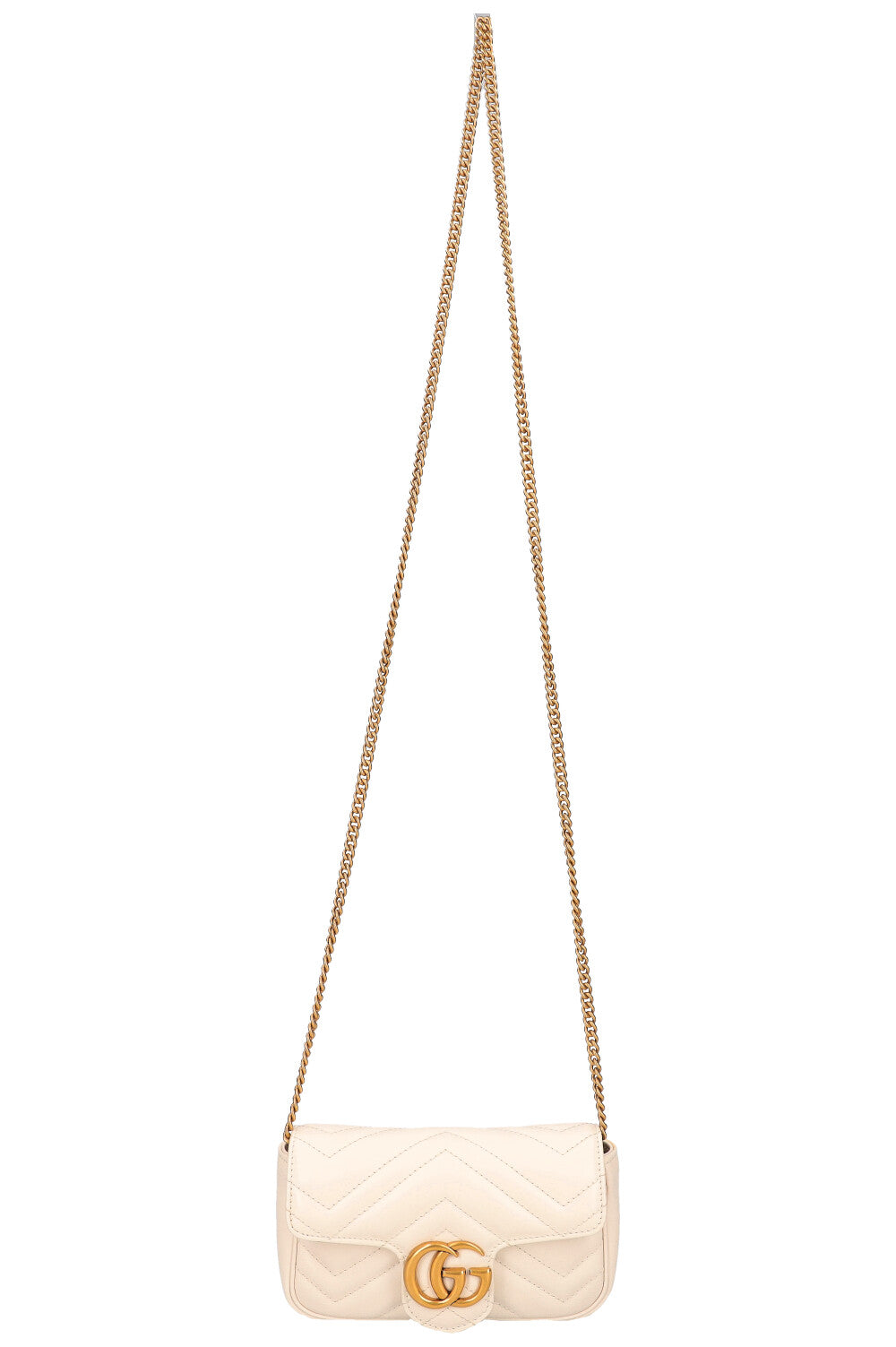 Luxury Gucci Trending 2025 Super Mini Marmont Bag White