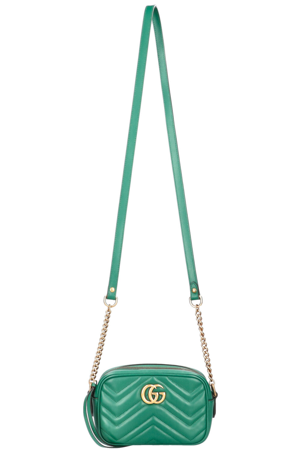 Luxury Gucci Trending 2025 Marmont Small Camera Bag Green