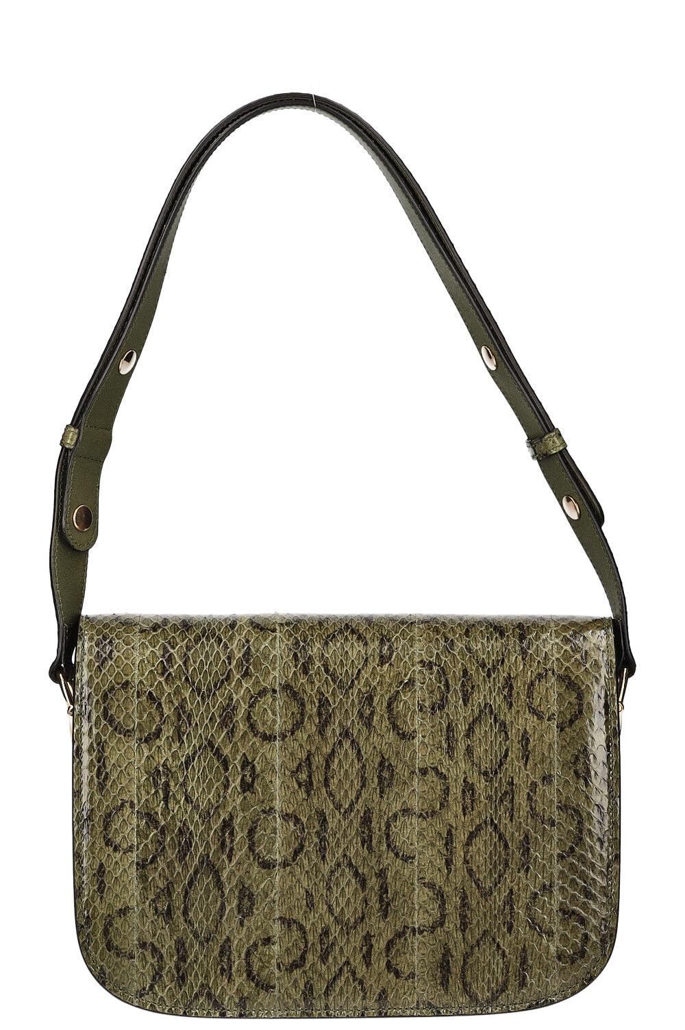 Luxury Gucci Trending 2025 Horsebit 1955 Bag Python Green