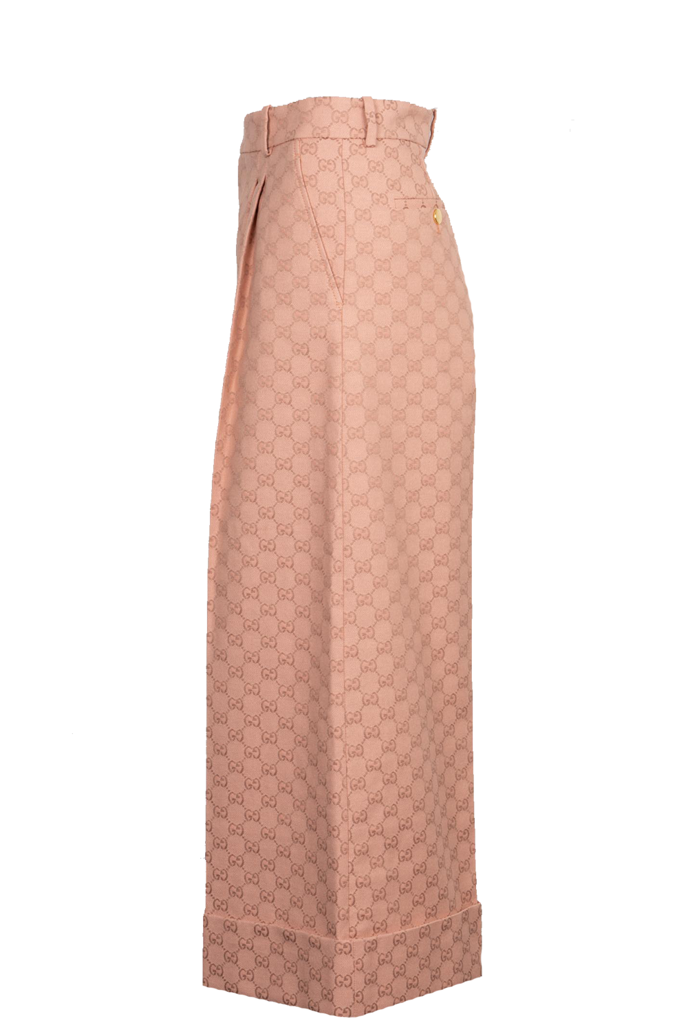 Luxury Gucci Trending 2025 GG Supreme Wide Leg Pants Pink