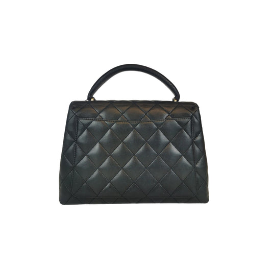 Luxury Chanel Kelly Small Navy Lambskin Gold