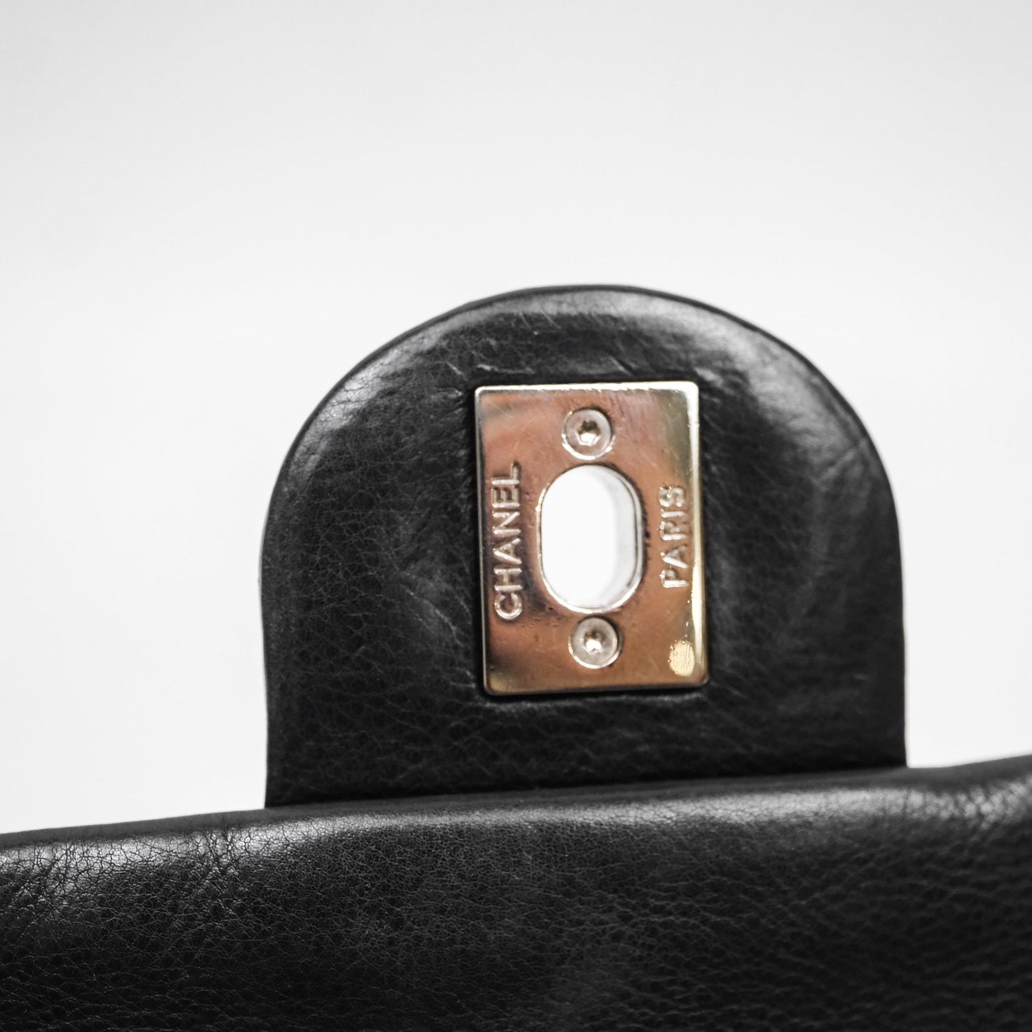 Chanel Small Embroidered Flap Bag Black Silver Hardware
