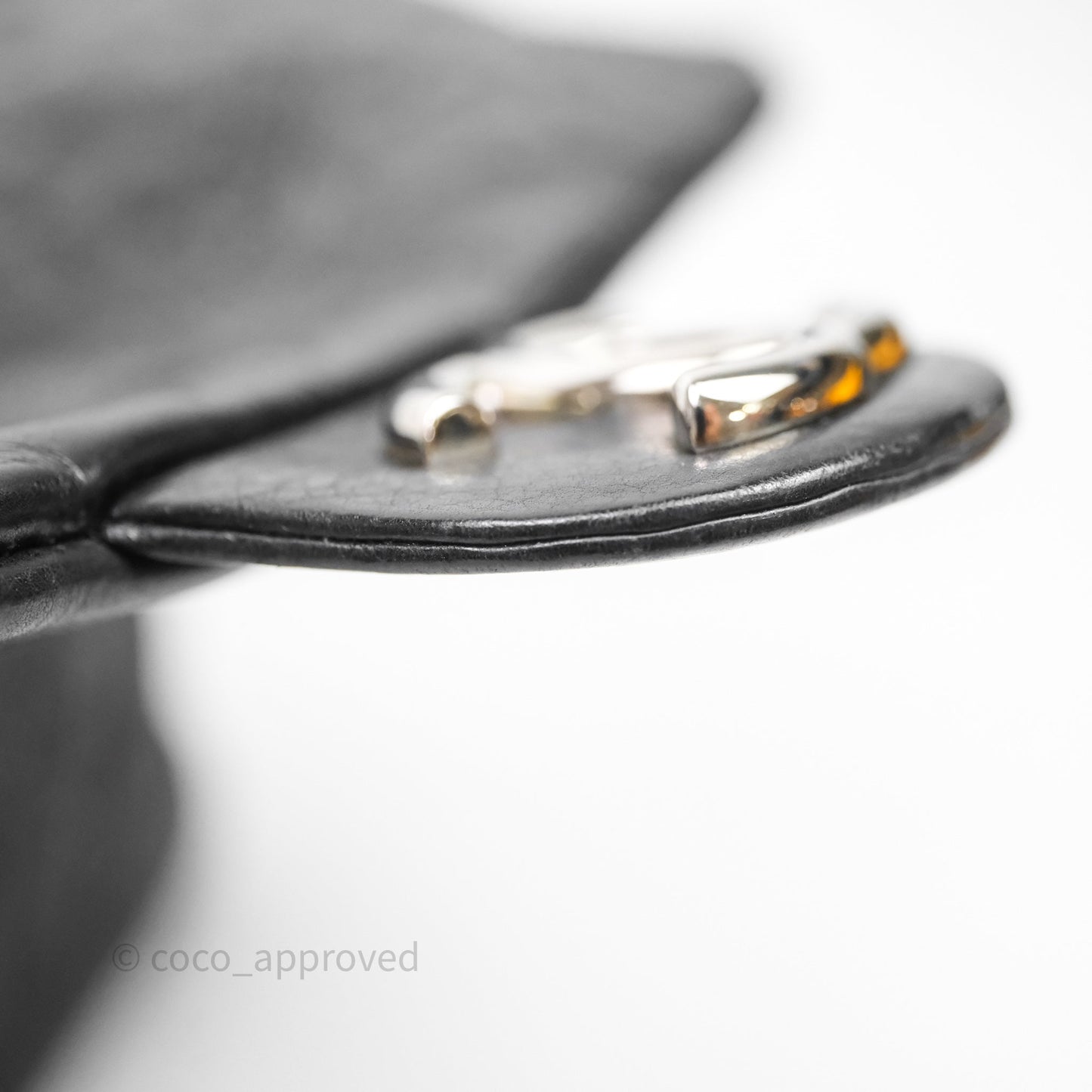Chanel Small Embroidered Flap Bag Black Silver Hardware