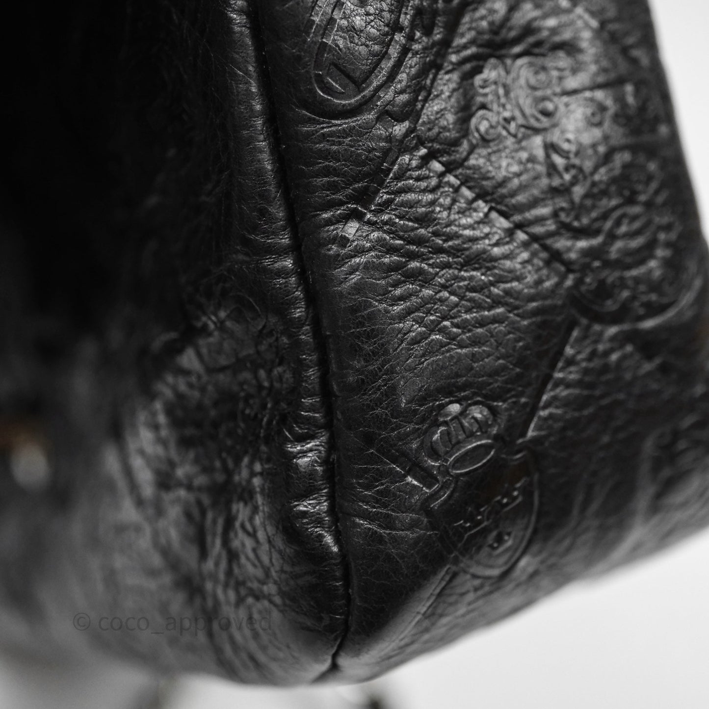 Chanel Small Embroidered Flap Bag Black Silver Hardware
