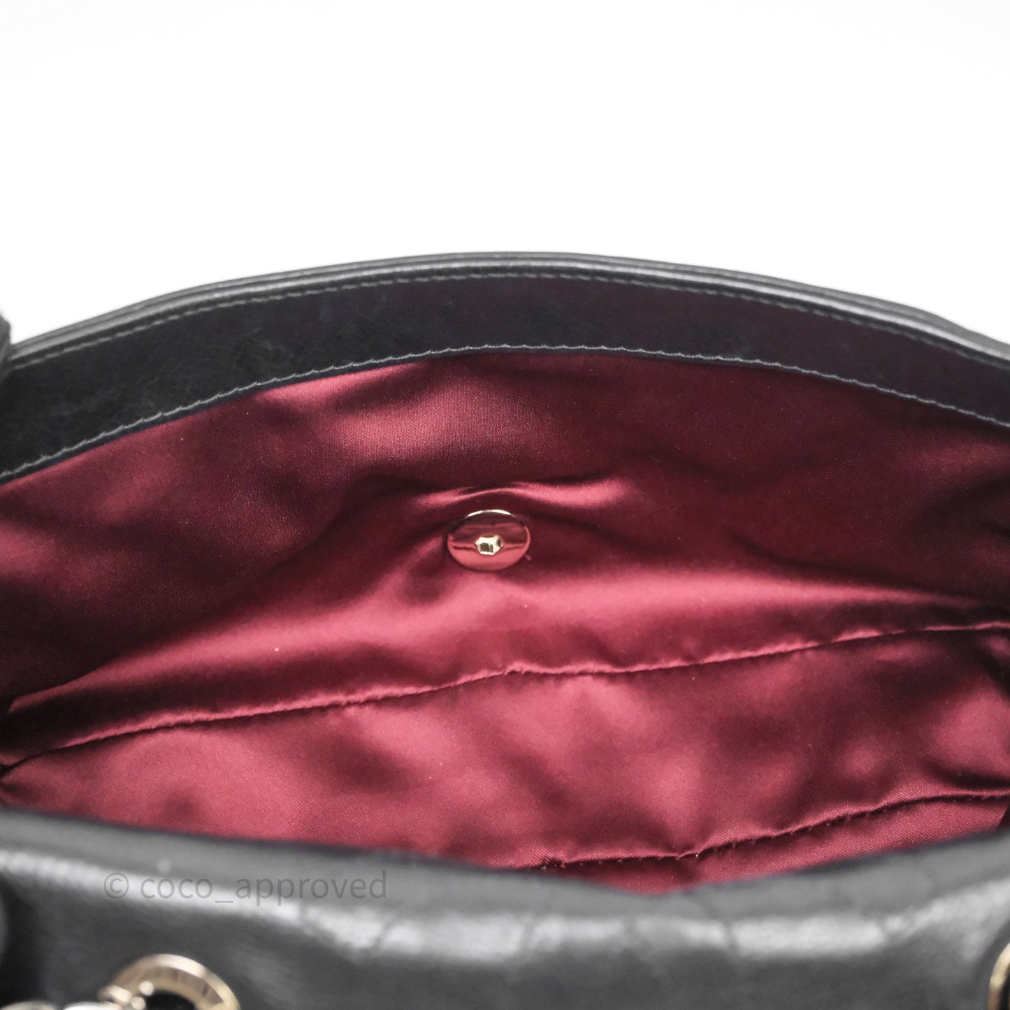 Chanel Small Embroidered Flap Bag Black Silver Hardware